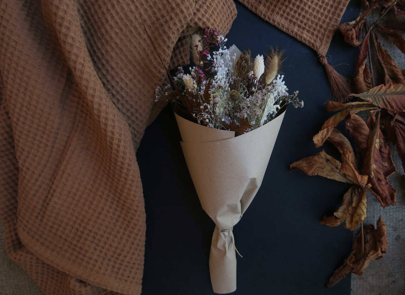 bouquet de fleurs sechées antigone