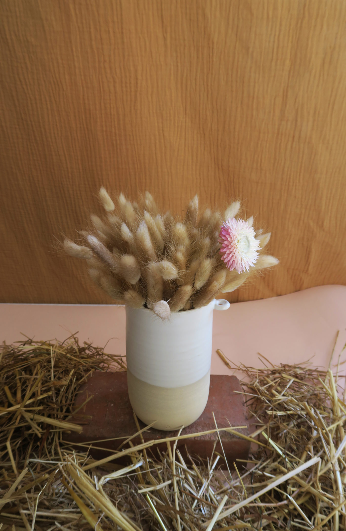 vase céramique fleurs séchées bouquet fête des mère toulouse