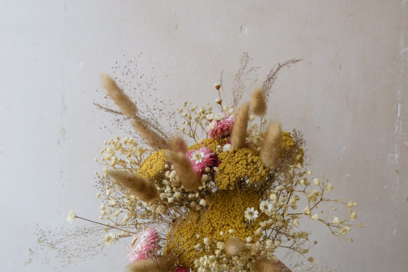 bouquet de fleurs s&chées atelier créatif manuel toulouse