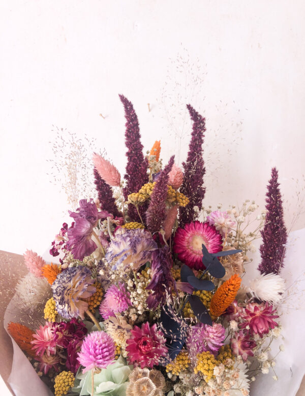 carte cadeau fleurs séchées idée maman femme bohème à offrir fleurs séchées françaises