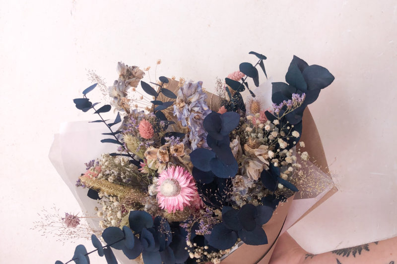 bouquet fleurs séchées françaises toulouse atelier fleuriste