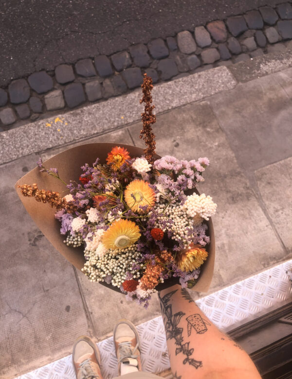 bouquet de fleurs séchées made in france fleuriste toulouse hosta
