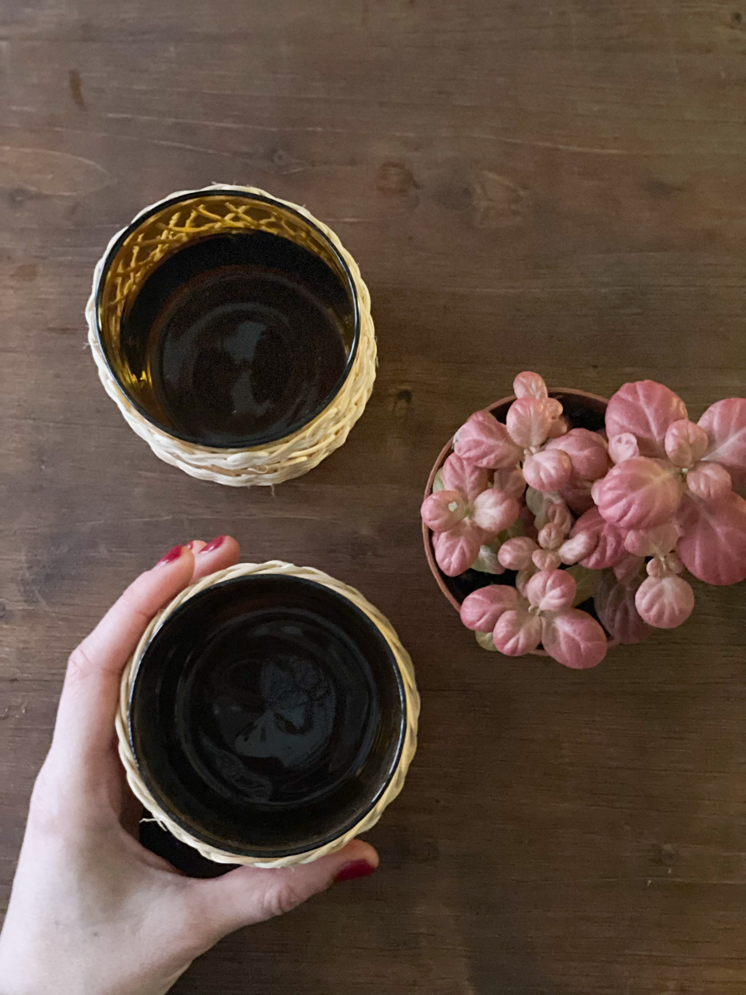 Duo de vases en osier – Image 2